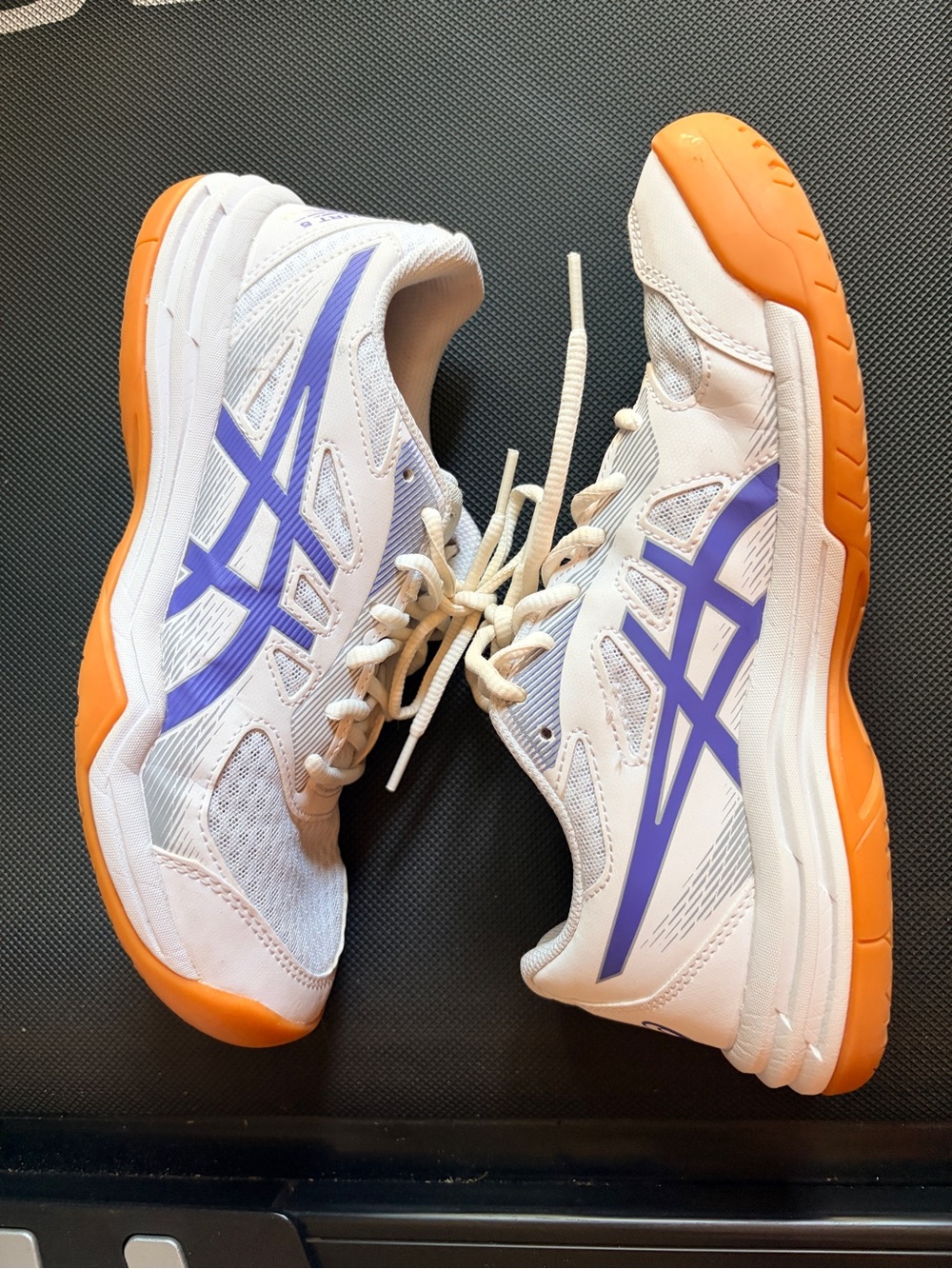 ASICS Women's Upcourt 5 in White/Blue Violet - Picture 7 of 11